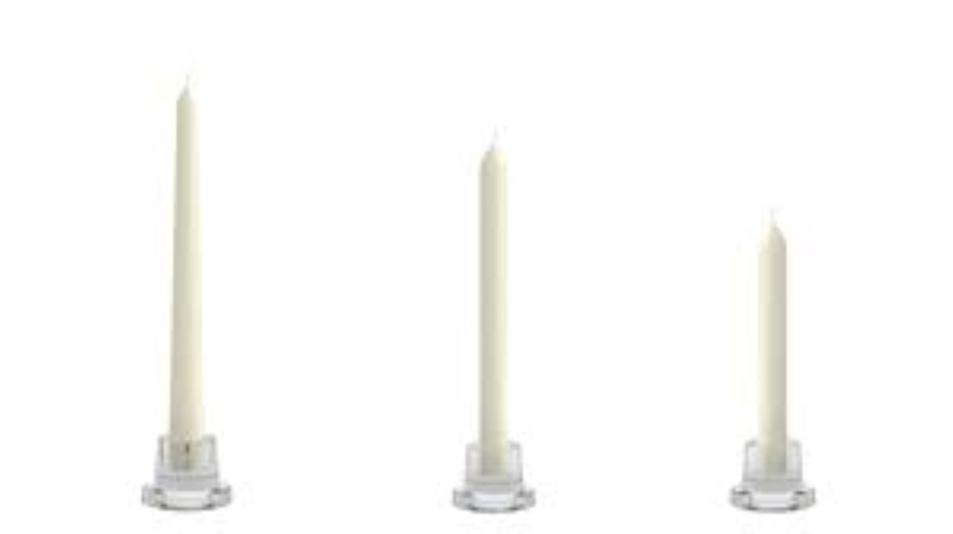 BOLSIUS GLASS TAPER CANDLE HOLDER 103684140300